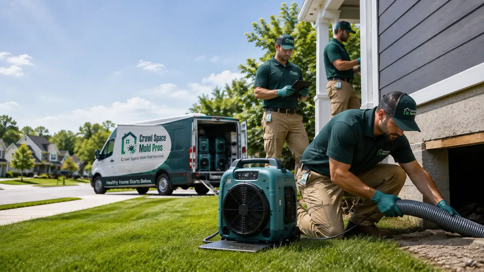 Crawl Space Mold Removal in Hamer, ID